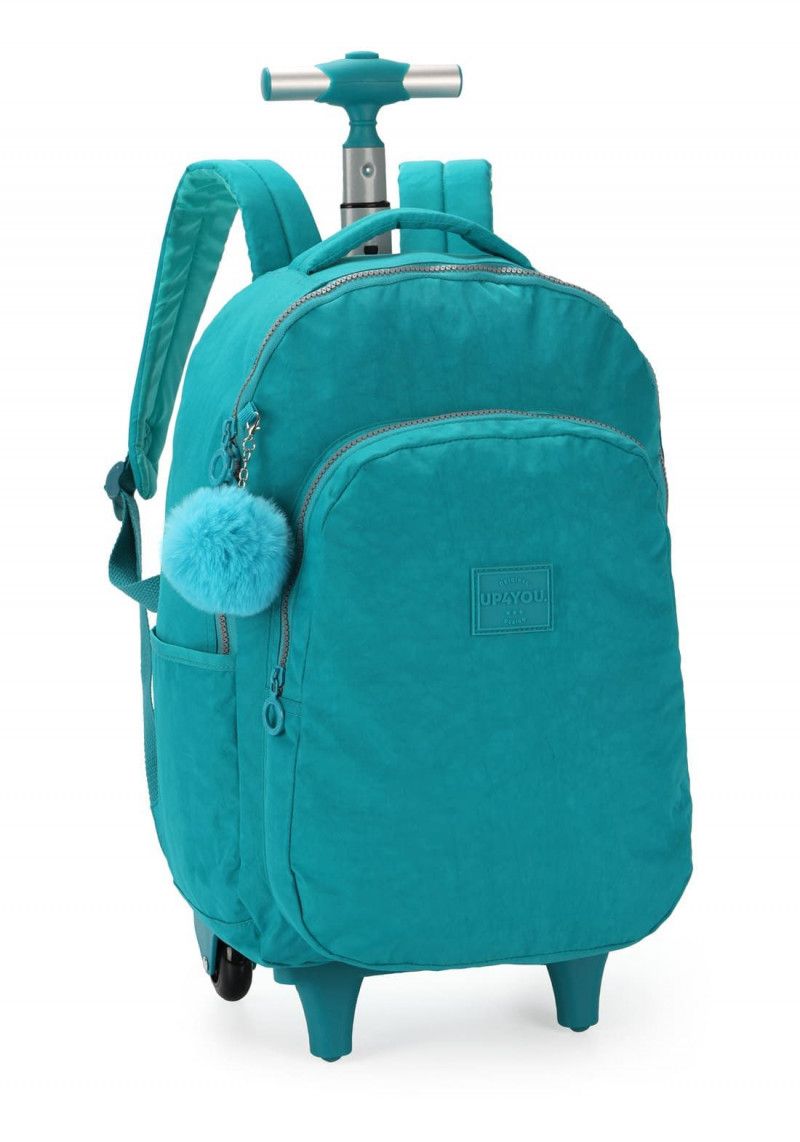 MOCHILETE CRINKLE VERDE LUXCEL - REF. MC47152UP-VD - 1 UNIDADE