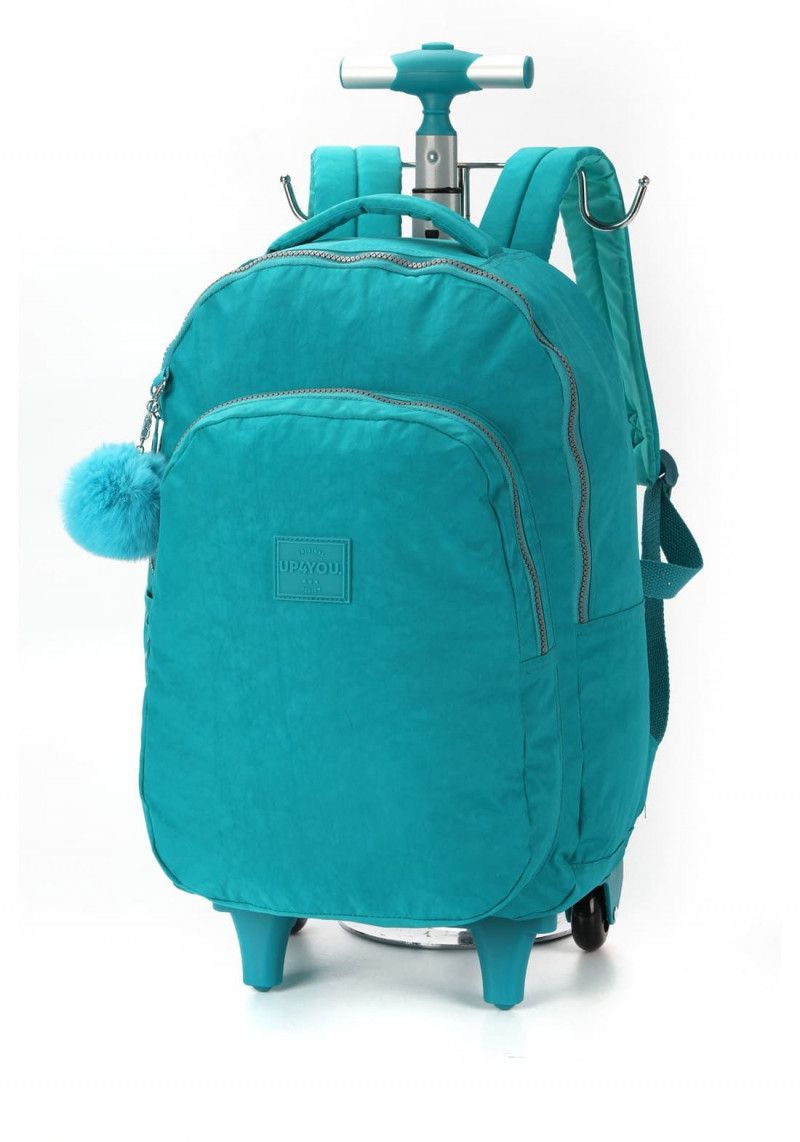 MOCHILETE CRINKLE VERDE LUXCEL - REF. MC47152UP-VD - 1 UNIDADE