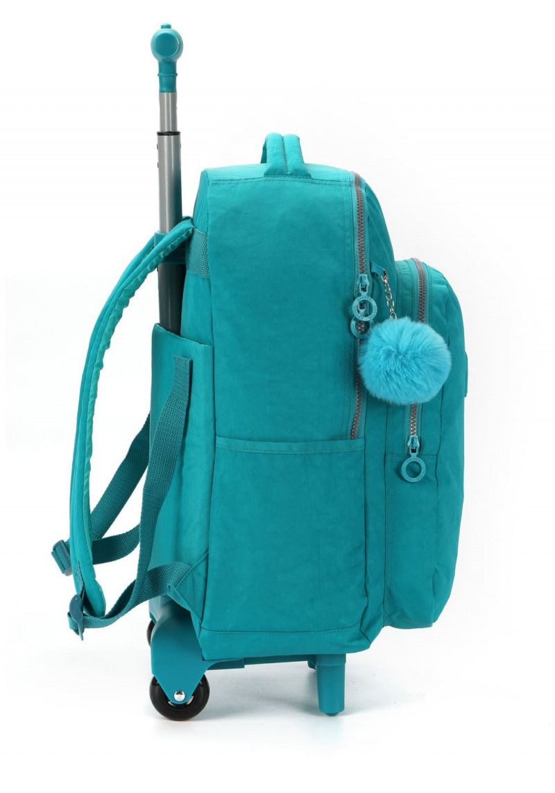 MOCHILETE CRINKLE VERDE LUXCEL - REF. MC47152UP-VD - 1 UNIDADE