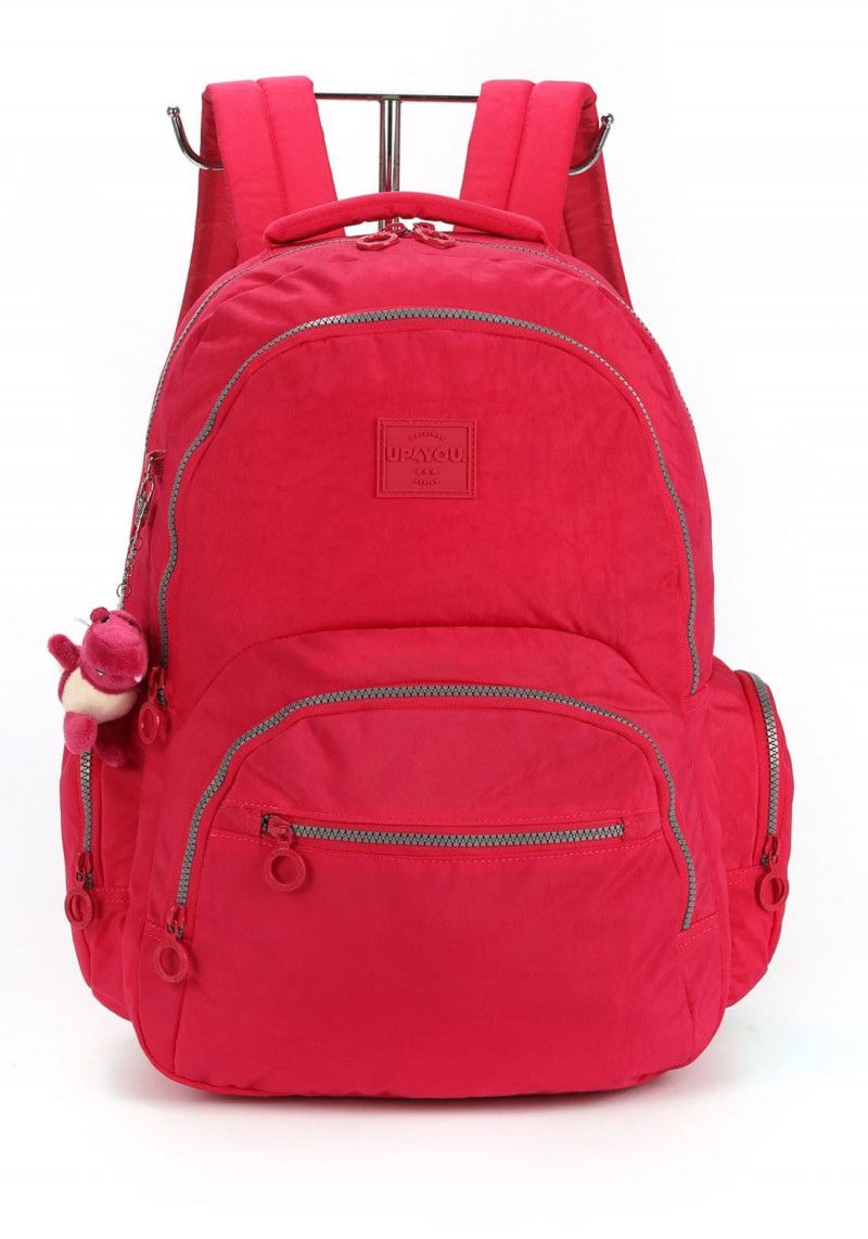 MOCHILA DE COSTAS CRINKLE PINK LUXCEL - REF. MJ47156UP-PK - 1 UNIDADE