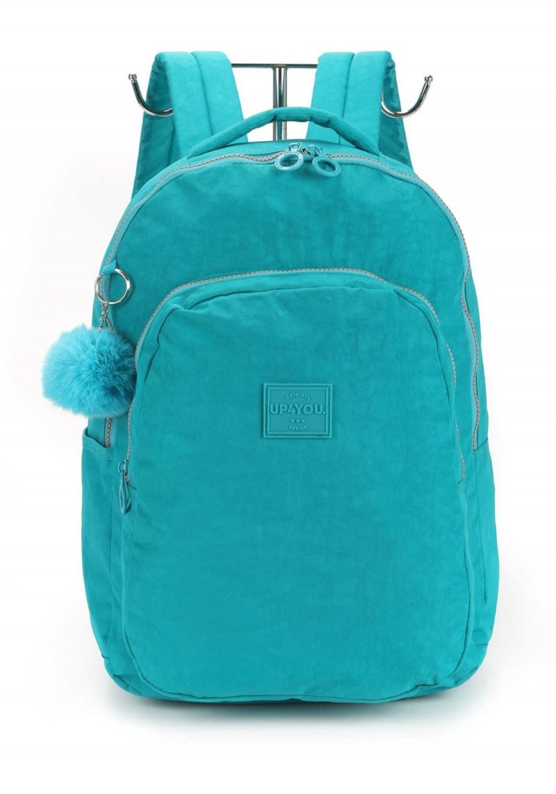 MOCHILA DE COSTAS CRINKLE VERDE LUXCEL - REF. MS47151UP-VD - 1 UNIDADE