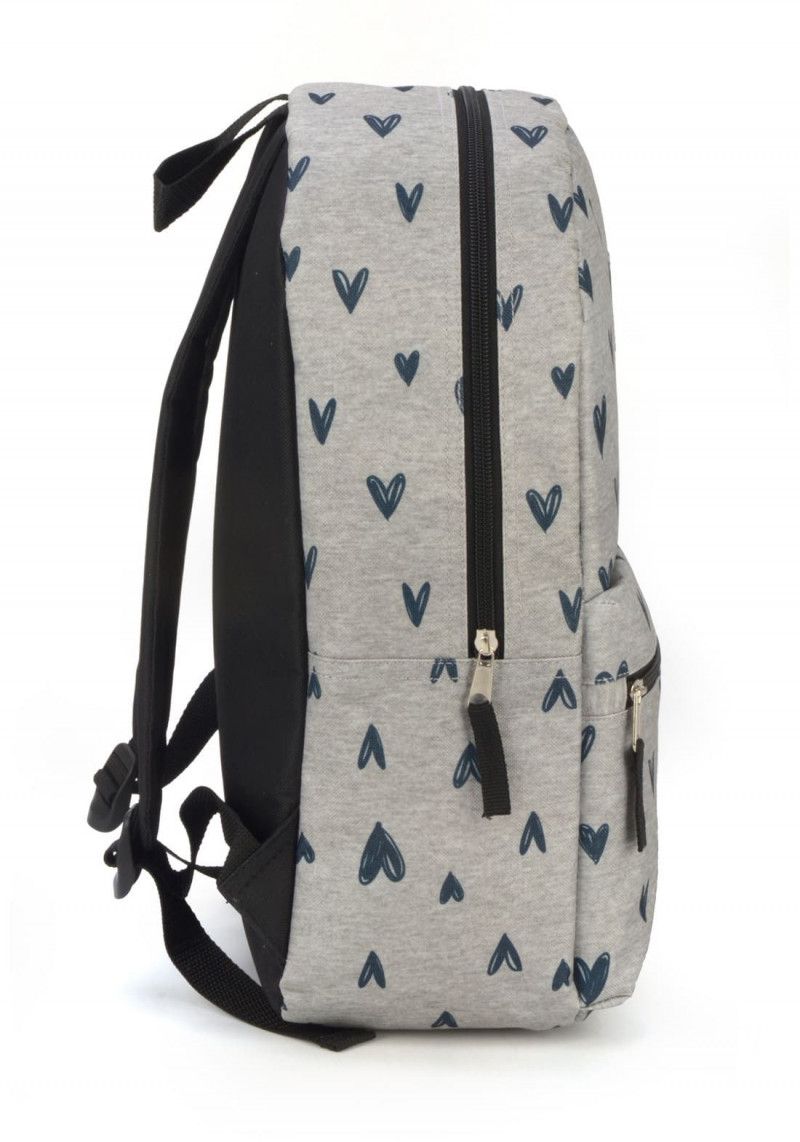 MOCHILA DE COSTAS ADV CORACAO CINZA LUXCEL - REF. MS47322AV-CZ - 1 UNIDADE