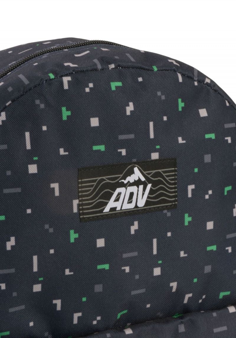 MOCHILA DE COSTAS ADV ESTAMPADA PRETO LUXCEL - REF. MS47323AV-PTO - 1 UNIDADE