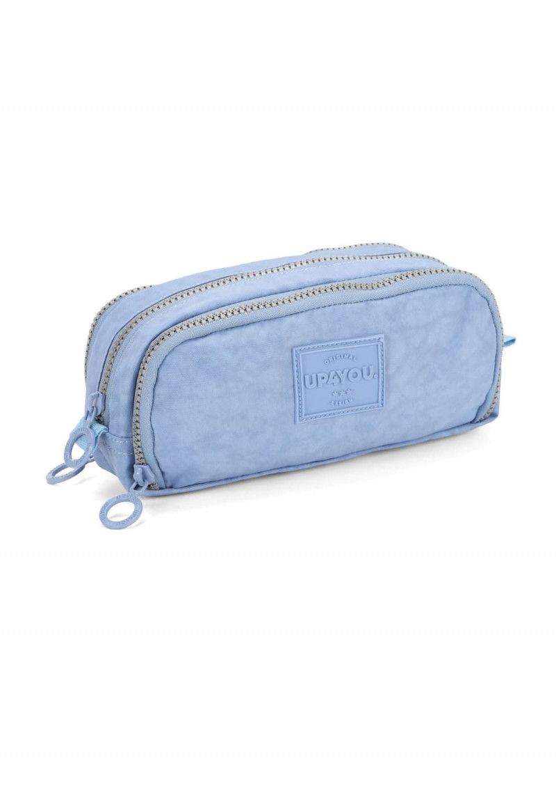 ESTOJO TRIPLO CRINKLE AZUL LUXCEL - REF. ET47160UP-AZ - 1 UNIDADE