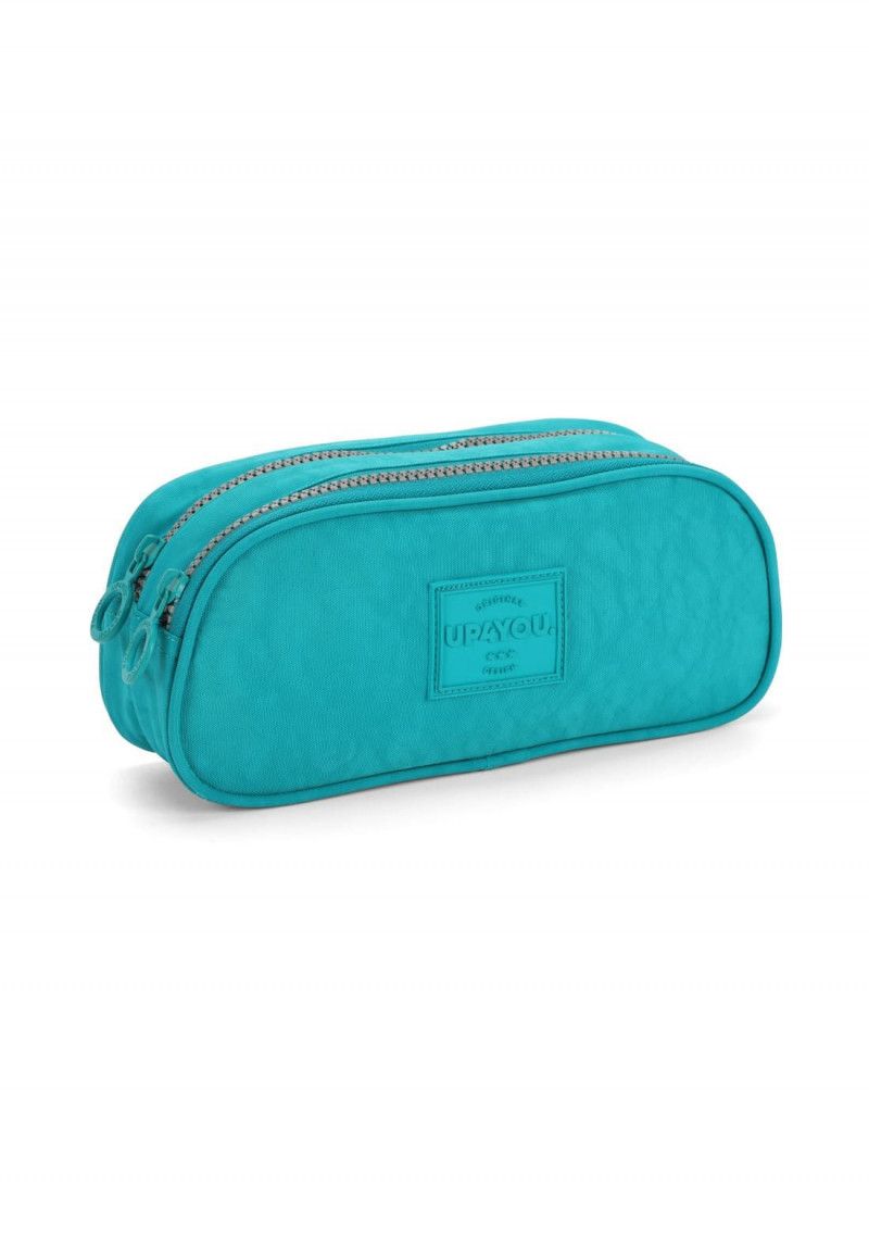 ESTOJO DUPLO CRINKLE VERDE LUXCEL - REF. ET47159UP-VD - 1 UNIDADE
