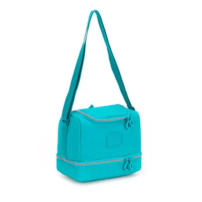 LANCHEIRA COM ALCA CRINKLE VERDE LUXCEL - REF. LA47153UP-VD - 1 UNIDADE