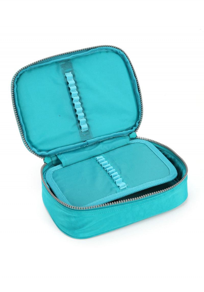 ESTOJO BOX CRINKLE VERDE LUXCEL - REF. ET47161UP-VD - 1 UNIDADE