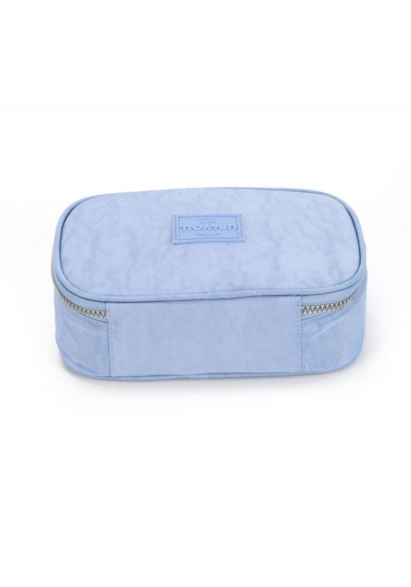 ESTOJO BOX CRINKLE AZUL LUXCEL - REF. ET47161UP-AZ - 1 UNIDADE