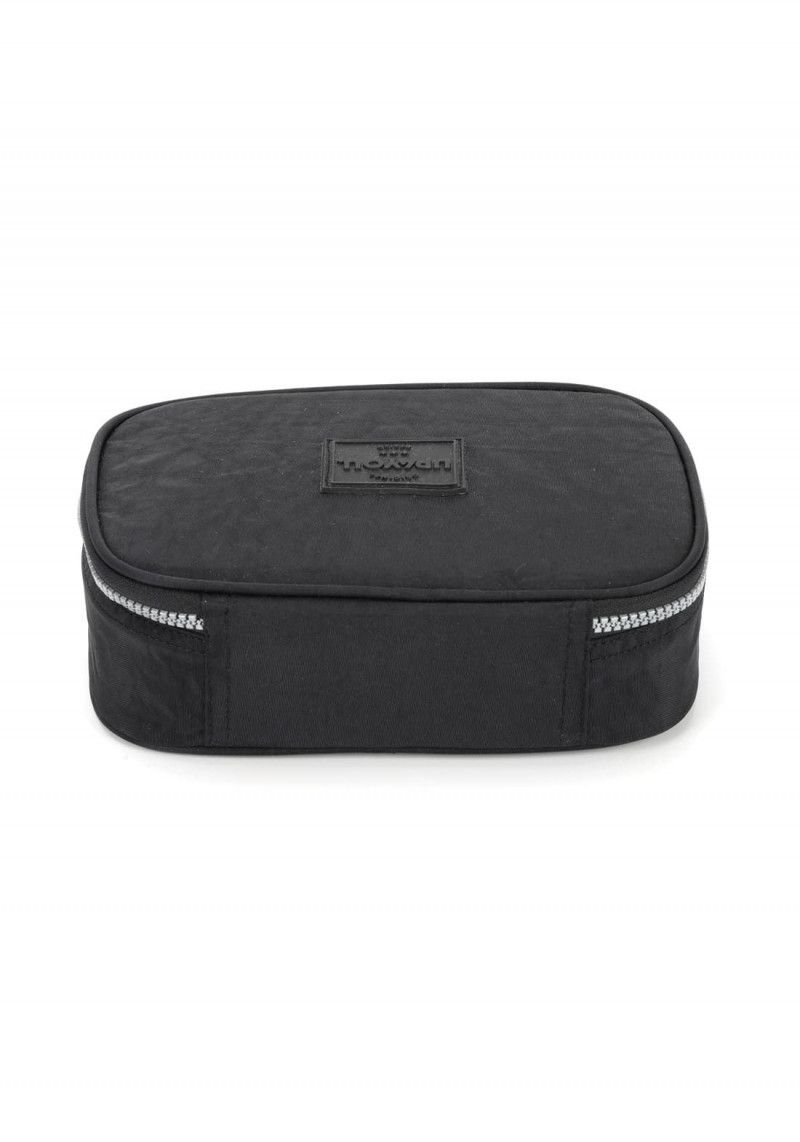 ESTOJO BOX CRINKLE PRETO LUXCEL - REF. ET47161UP-PTO - 1 UNIDADE