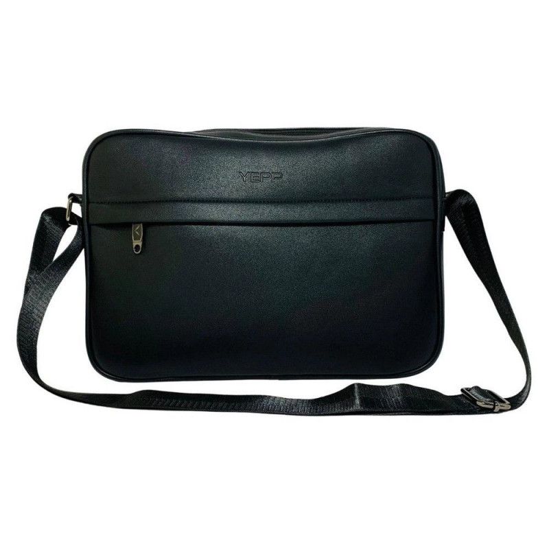PASTA CARTEIRO TRANSVERSAL PRETO YEPP - PU PA077-M  - 1 UNIDADE