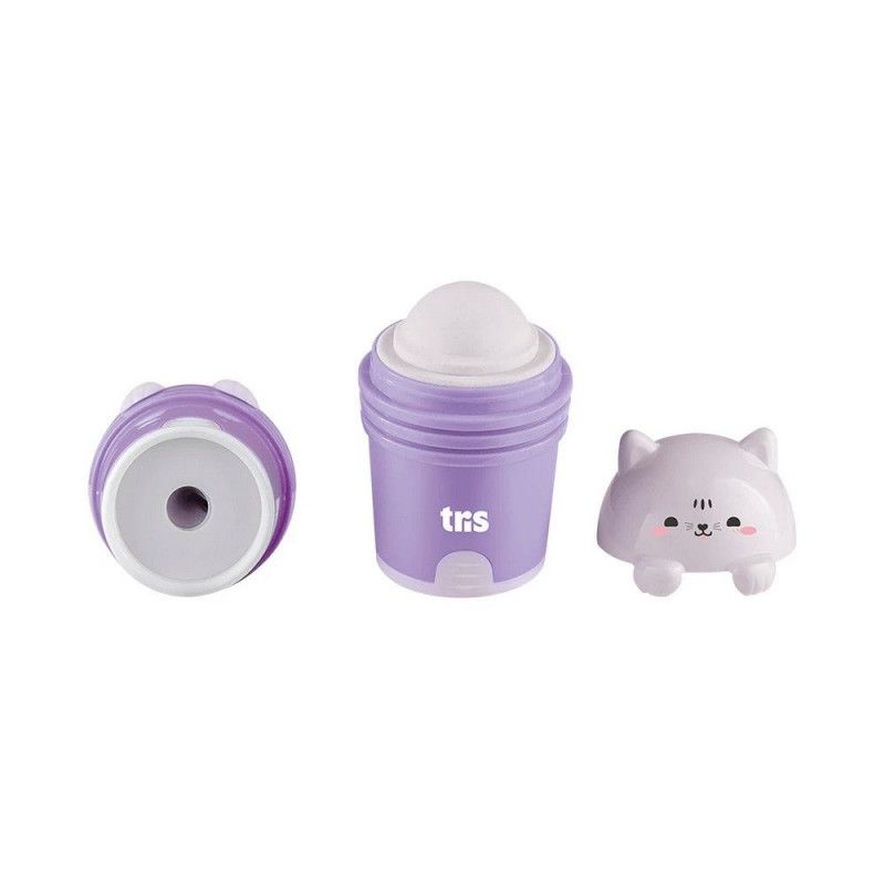 APONTADOR DUPLO COM BORRACHA KITTY TRIS - REF. 903280 - CAIXA COM 16 UNIDADES SORTIDAS