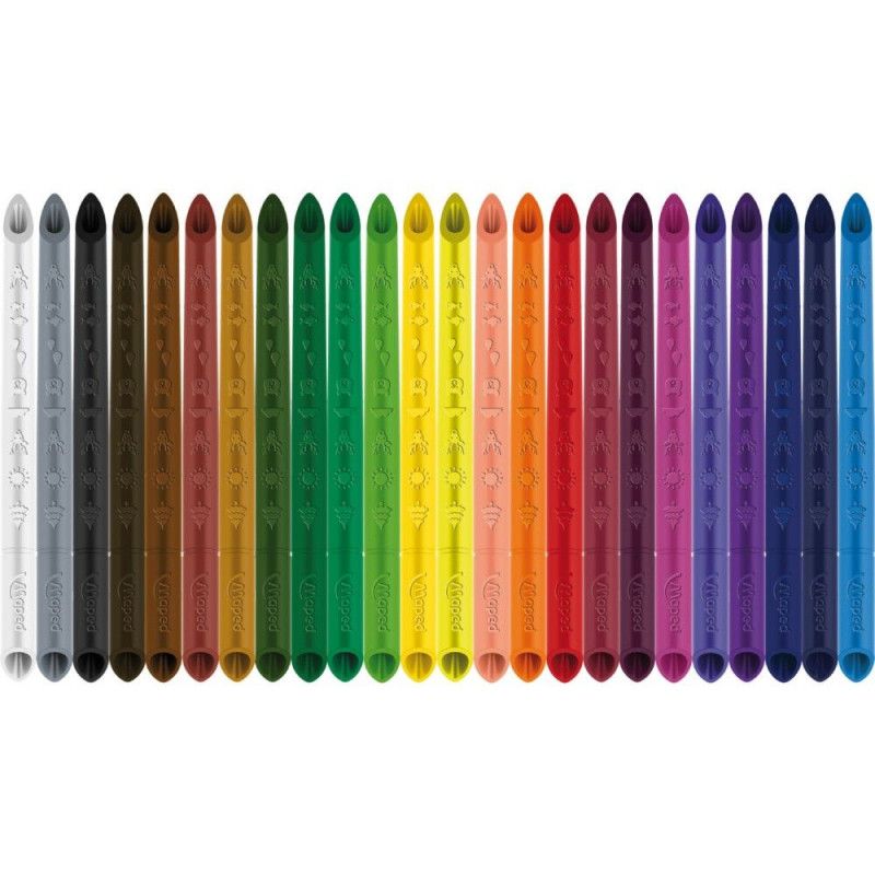 LAPIS 24 CORES COLORPEPS INFINITY MAPED - REF. 861601 - CAIXA COM 12 UNIDADES