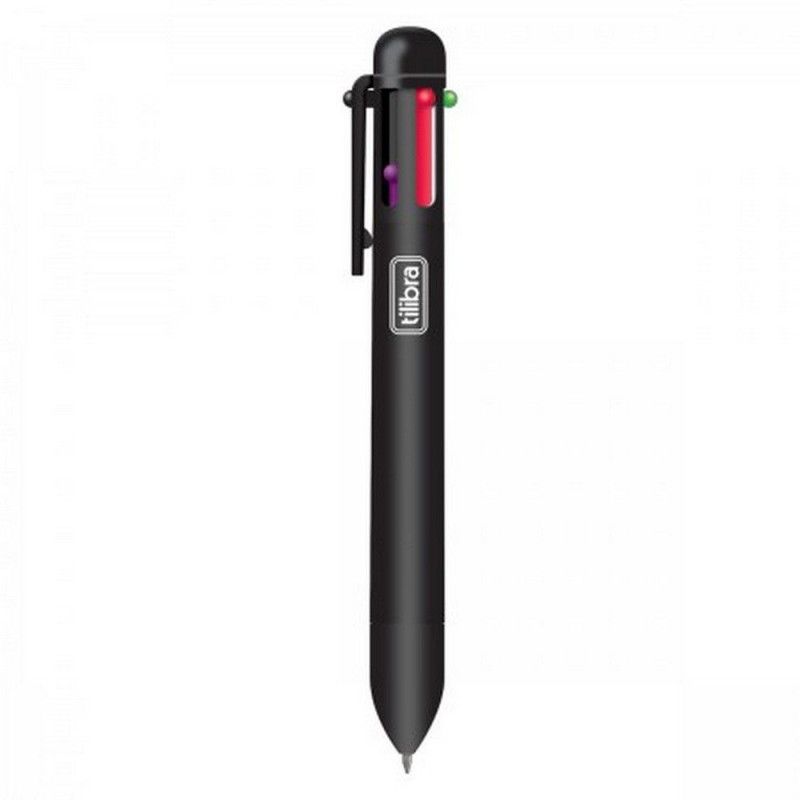 CANETA 0.7 6 CORES RC6 TILIBRA - REF. 34565 - CAIXA COM 12 UNIDADES