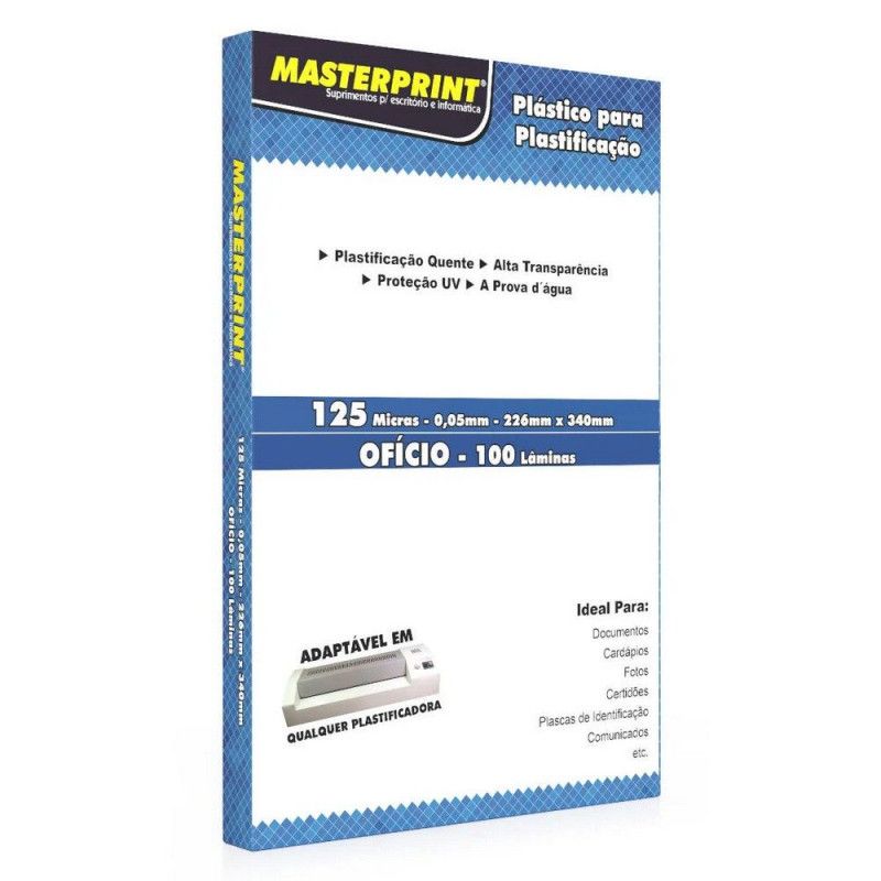 POLA SEAL OFICIO II 0.7 MASTERPRINT - REF. 329010008 - PACOTE COM 100 UNIDADES