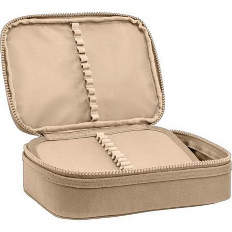 ESTOJO BOX ACADEMIE METALIZADO DOURADO TILIBRA - REF. 34846 - 1 UNIDADE