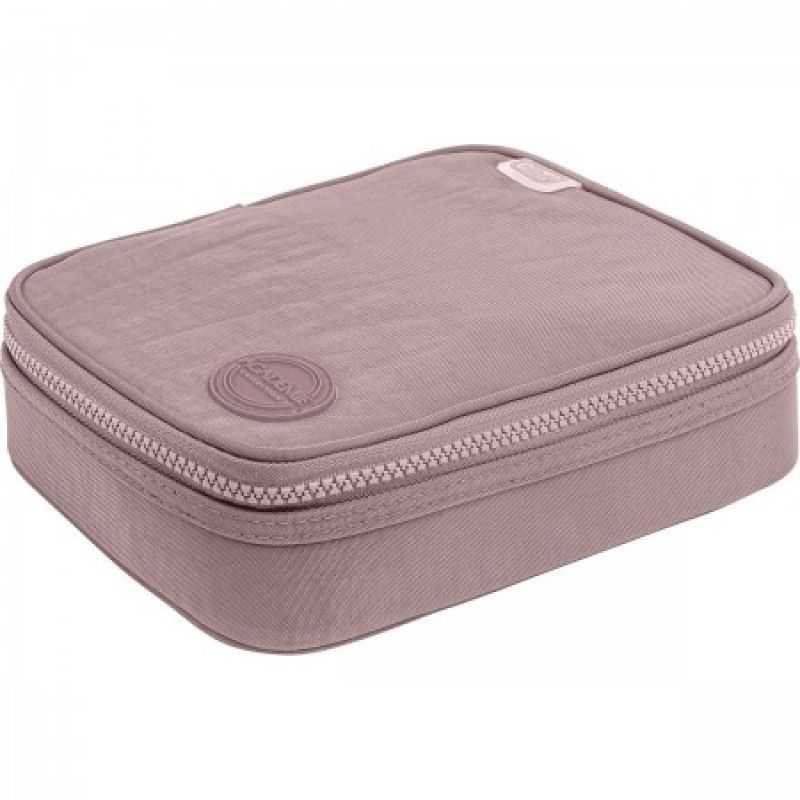 ESTOJO BOX ACADEMIE METALIZADO ROSE TILIBRA - REF. 34845 - 1 UNIDADE