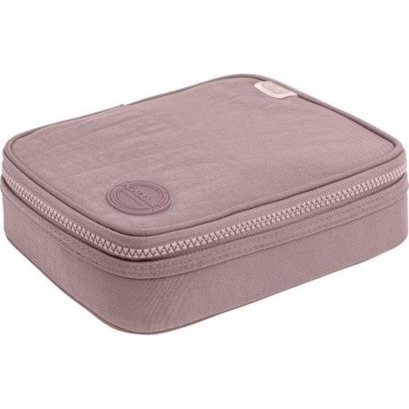 ESTOJO BOX ACADEMIE METALIZADO ROSE TILIBRA - REF. 34845 - PACOTE COM 2 UNIDADES