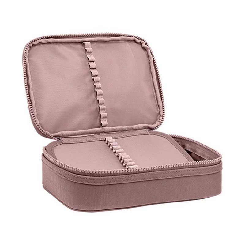 ESTOJO BOX ACADEMIE METALIZADO ROSE TILIBRA - REF. 34845 - PACOTE COM 2 UNIDADES
