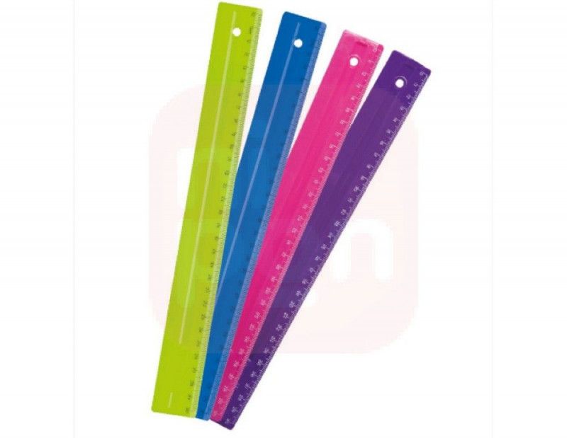 REGUA 30CM FULL COLOR SORTIDA DELLO - REF. 3115.SFL.0100 - PACOTE COM 100 UNIDADES
