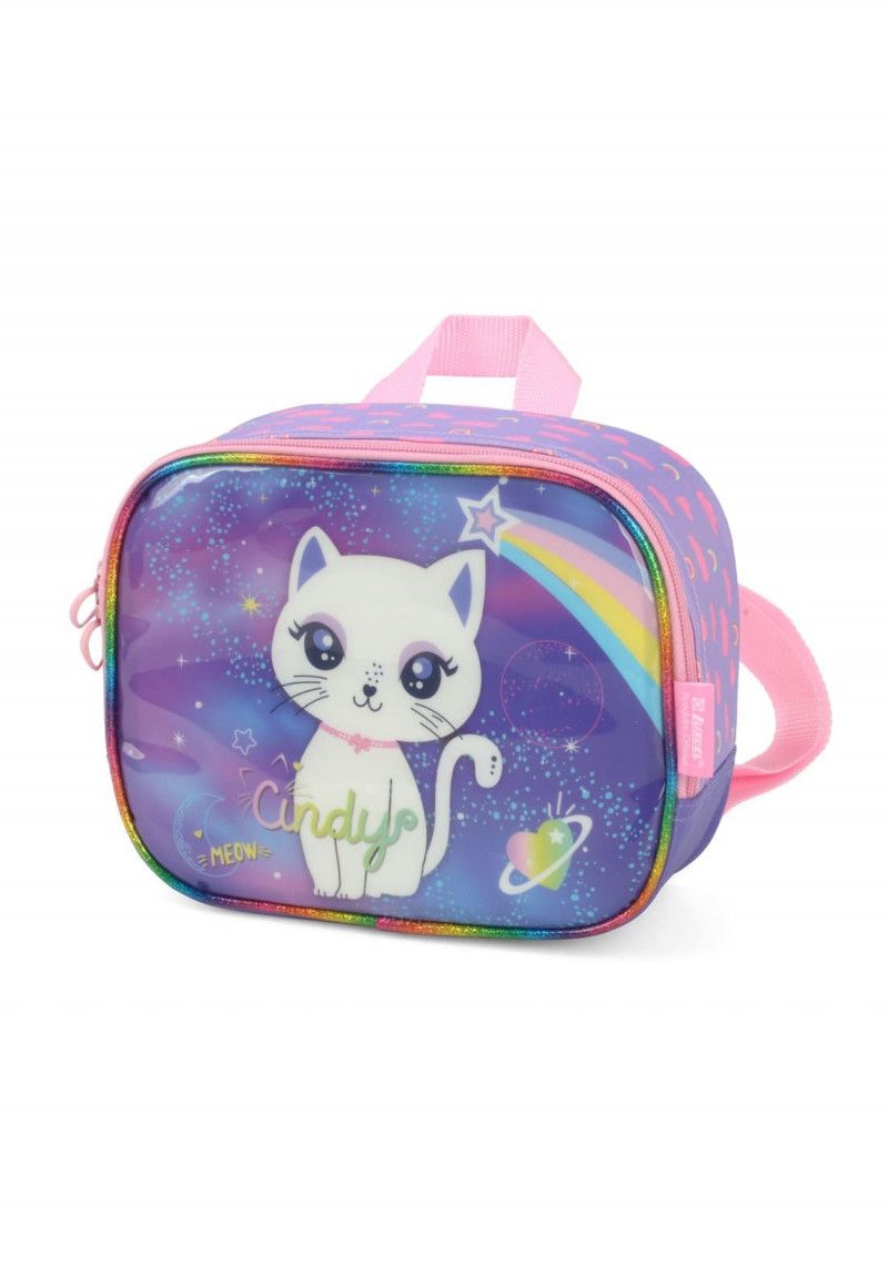 LANCHEIRA DE COSTAS CINDY ROXO LUXCEL - REF. LA39043CD-RX - 1 UNIDADE