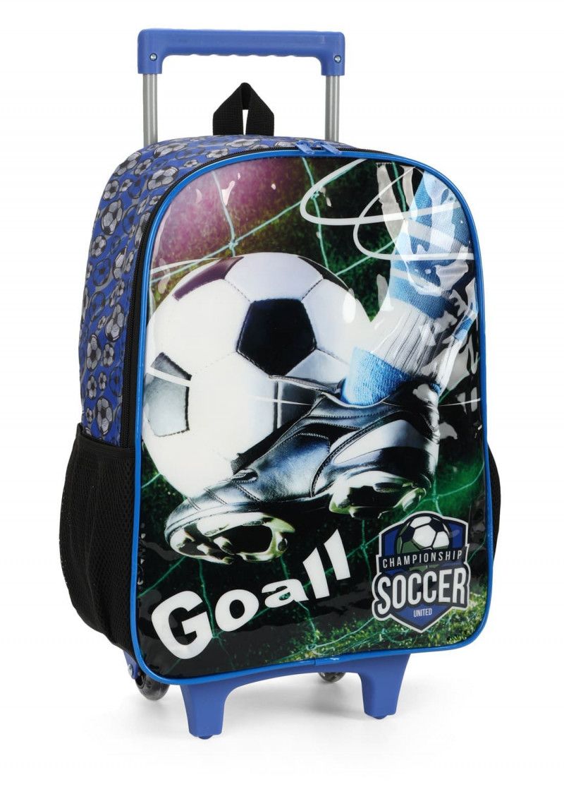 MOCHILETE SOCCER PRETO LUXCEL - REF. IC39062FT-PTO - 1 UNIDADE