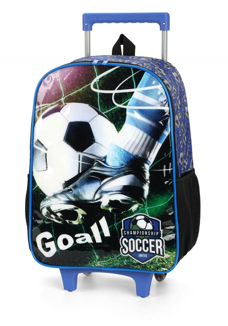 MOCHILETE SOCCER PRETO LUXCEL - REF. IC39062FT-PTO - 1 UNIDADE