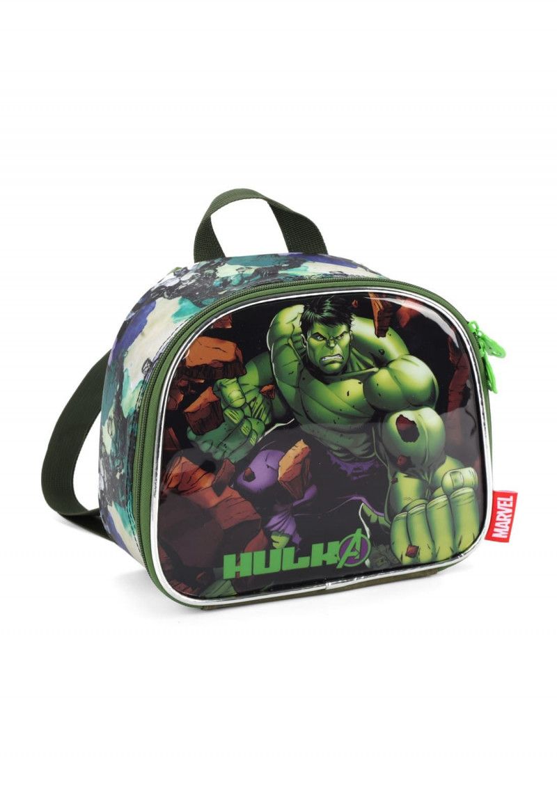 LANCHEIRA DE COSTAS AVENGERS VERDE LUXCEL - REF. LA39583AG-VD - 1 UNIDADE