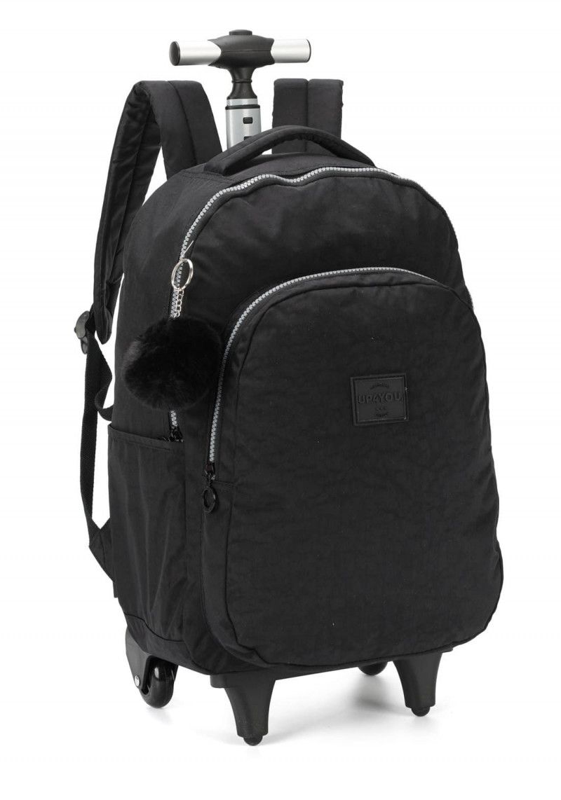 MOCHILETE CRINKLE PRETO LUXCEL - REF. MC47152UP-PTO - 1 UNIDADE