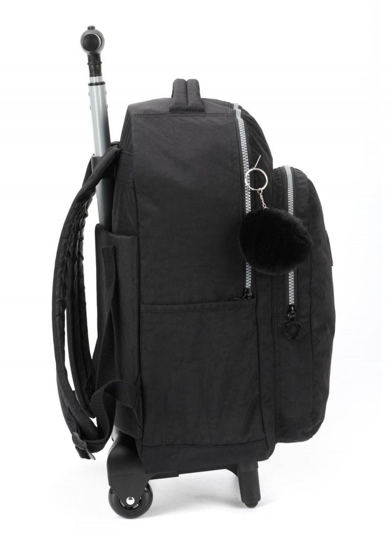 MOCHILETE CRINKLE PRETO LUXCEL - REF. MC47152UP-PTO - 1 UNIDADE