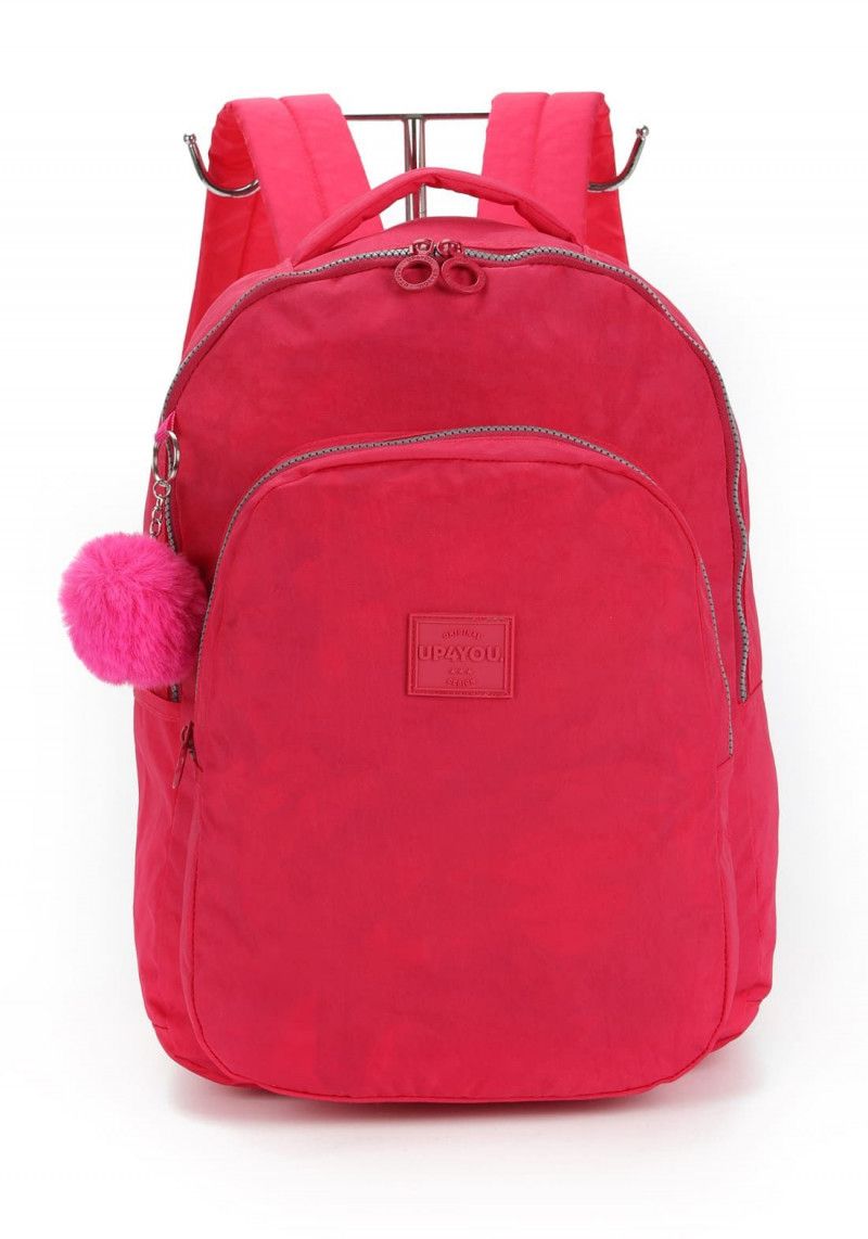 MOCHILA DE COSTAS CRINKLE PINK LUXCEL - REF. MS47151UP-PK - 1 UNIDADE