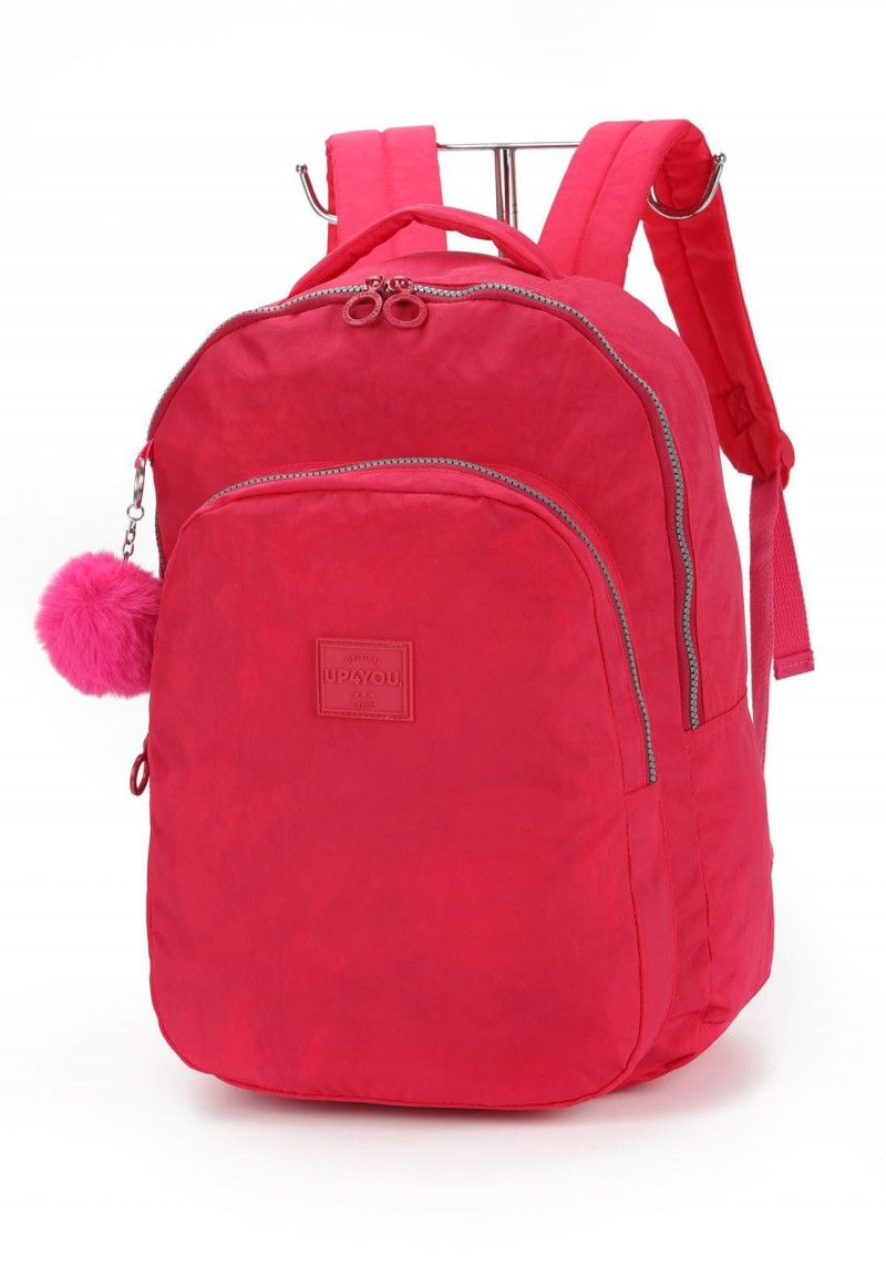 MOCHILA DE COSTAS CRINKLE PINK LUXCEL - REF. MS47151UP-PK - 1 UNIDADE