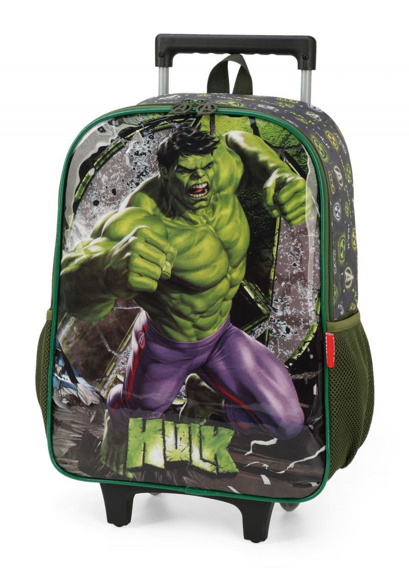MOCHILETE HULK AVENGERS VERDE LUXCEL - REF. IC39572AG-VD - 1 UNIDADE