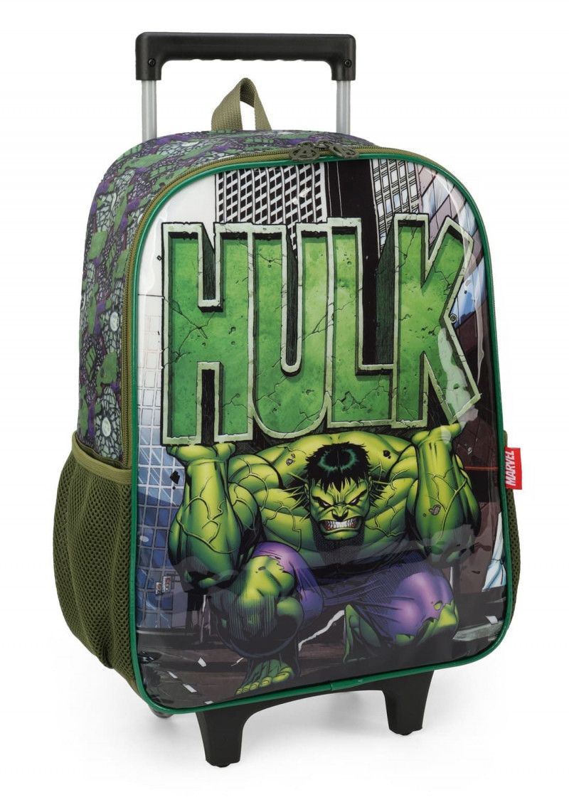MOCHILETE HULK AVENGERS PRETO LUXCEL - REF. IC39572AG-PTO - 1 UNIDADE