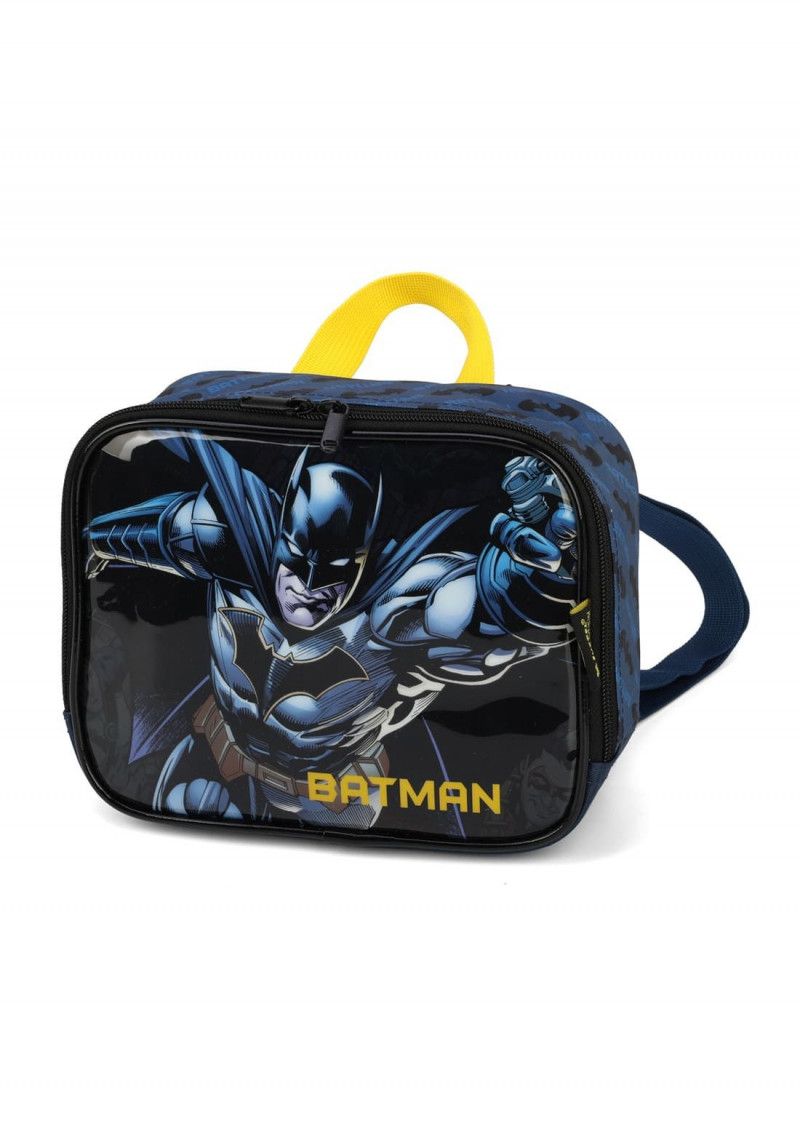 LANCHEIRA DE COSTAS BATMAN AZUL LUXCEL - REF. LA39253BM-AZ - 1 UNIDADE