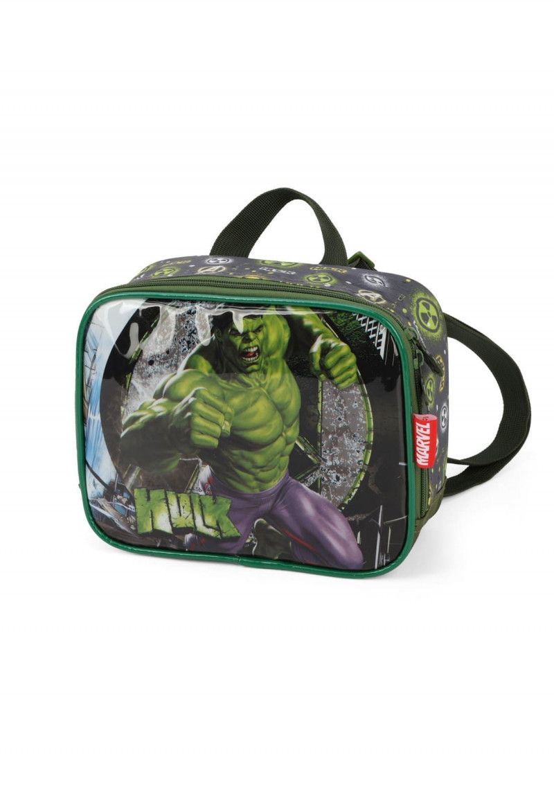 LANCHEIRA HULK DE COSTAS AVENGERS VERDE LUXCEL - REF. LA39573AG-VD - 1 UNIDADE