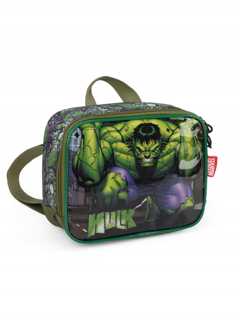 LANCHEIRA HULK DE COSTAS AVENGERS PRETO LUXCEL - REF. LA39573AG-PTO - 1 UNIDADE