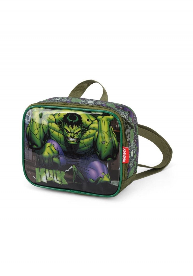 LANCHEIRA HULK DE COSTAS AVENGERS PRETO LUXCEL - REF. LA39573AG-PTO - 1 UNIDADE