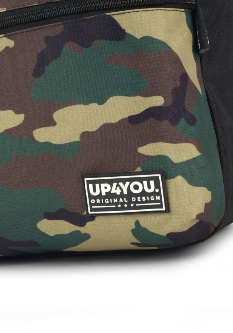 MOCHILA DE COSTAS UP4YOU CAMUFLADA PRETO - REF. MS46524UP-PTO - 1 UNIDADE