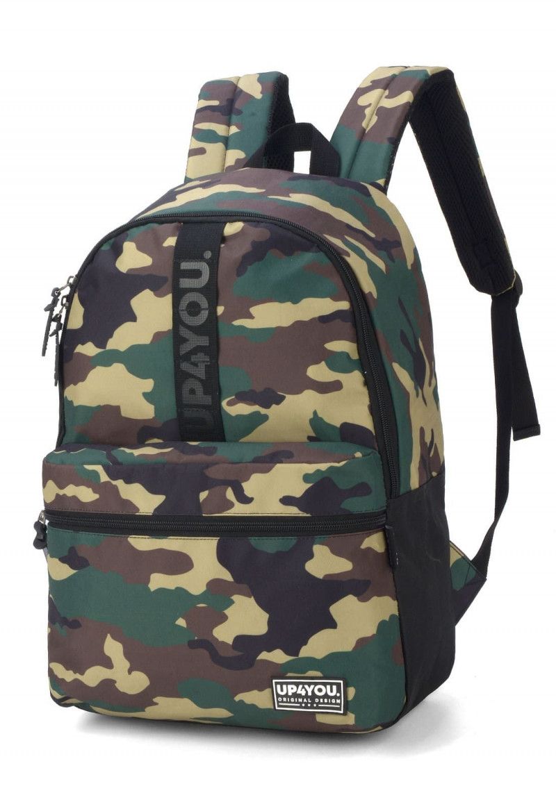 MOCHILA DE COSTAS UP4YOU CAMUFLADA MILITAR LUXCEL - REF. MS46524UP5100U - 1 UNIDADE