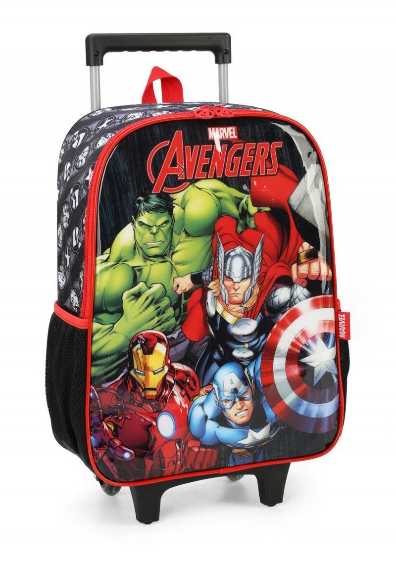 MOCHILETE AVENGERS PRETO LUXCEL - REF. IC39502AG-PTO - 1 UNIDADE