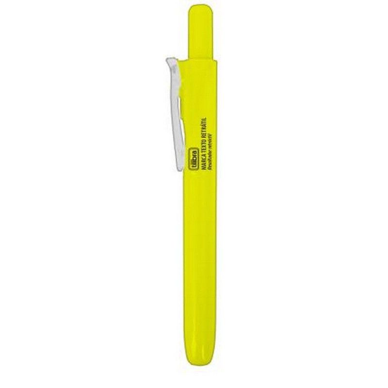 PINCEL MARCA TEXTO RETRATIL SORTIDO TILIBRA - REF. 34476 - CAIXA COM 25 UNIDADES