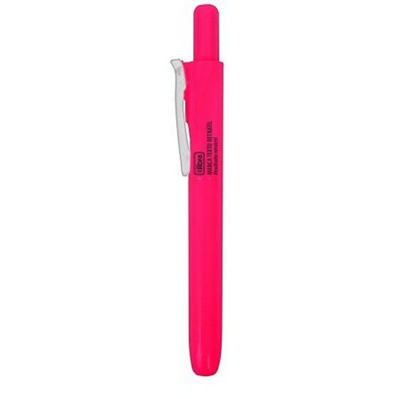 PINCEL MARCA TEXTO RETRATIL SORTIDO TILIBRA - REF. 34476 - CAIXA COM 25 UNIDADES
