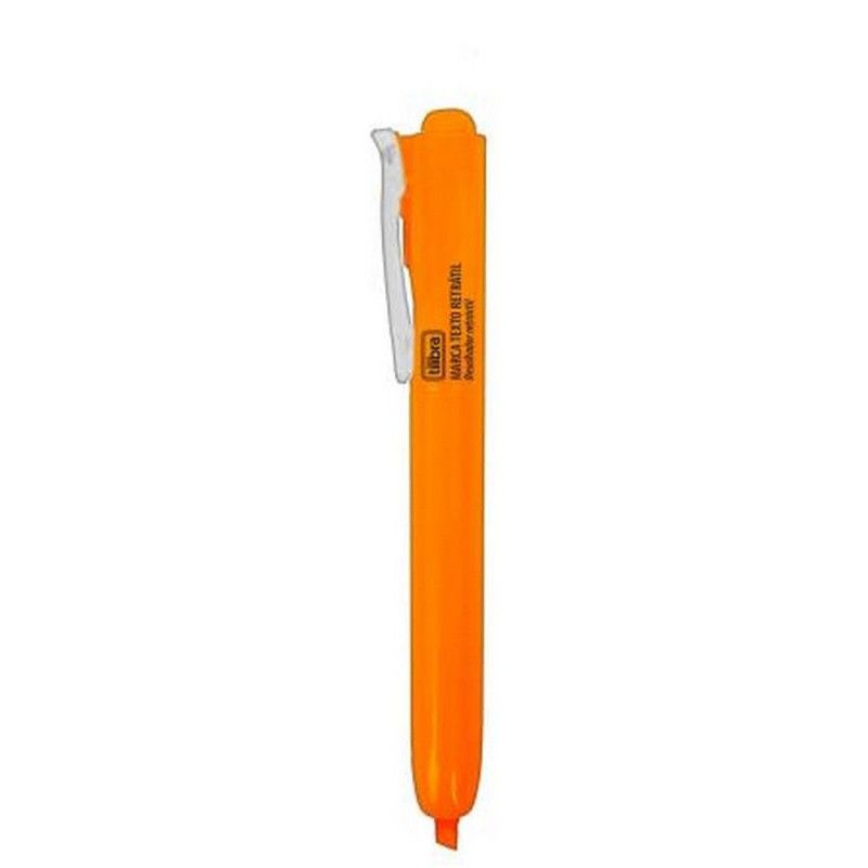 PINCEL MARCA TEXTO RETRATIL SORTIDO TILIBRA - REF. 34476 - CAIXA COM 25 UNIDADES