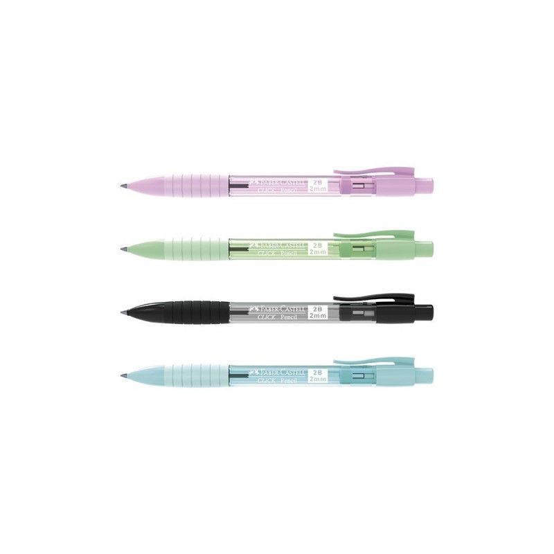 LAPISEIRA 2.0 POLY CLICK PENCIL FABER-CASTELL - REF. LP20CPMIX - CAIXA COM 10 UNIDADES