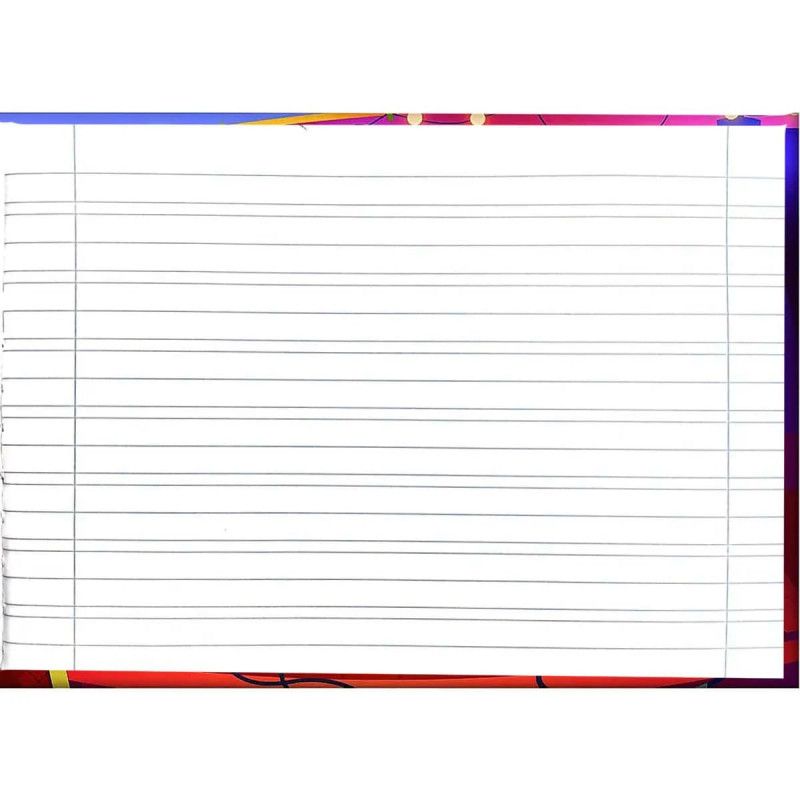 CADERNO CALIGRAFICA CAPA DURA 40FL PEQUENO LIGA DA JUSTICA JANDAIA- REF. 59227-77- PACOTE COM 10 UNIDADES