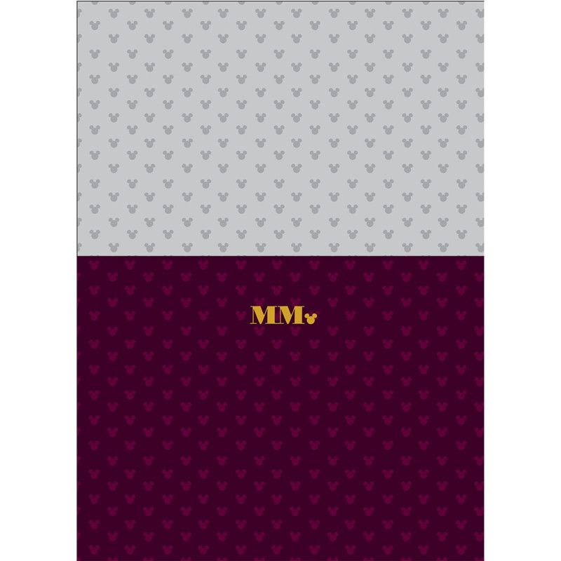 CADERNO 1 MATERIA CAPA DURA 80FL MICKEY ARTS OFFICE JANDAIA - REF. 71357-24 - PACOTE COM 4 UNIDADES