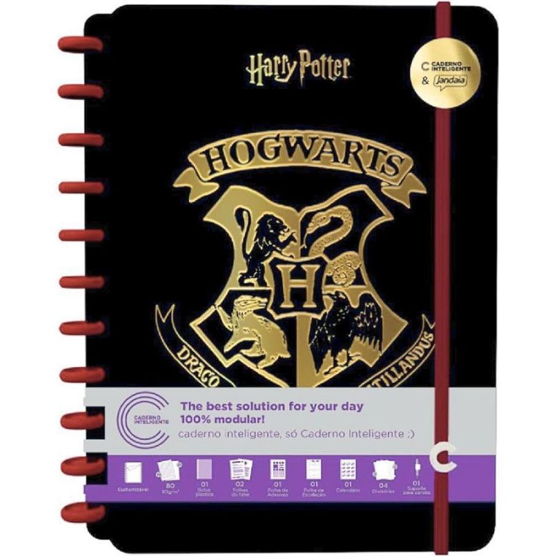 CADERNO INTELIGENTE HARRY POTTER JANDAIA - REF. 75738-24 - 1 UNIDADE