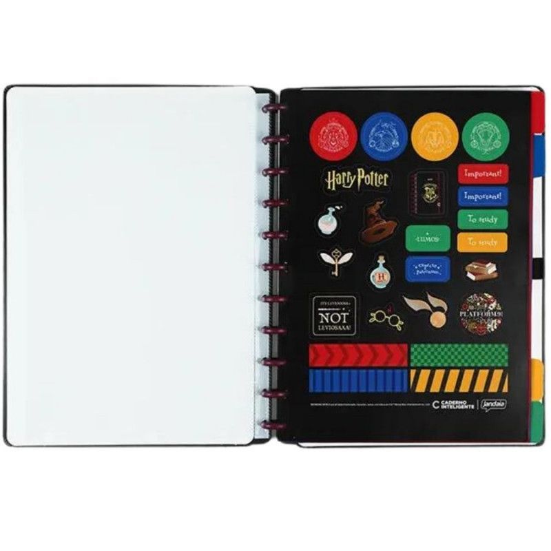 CADERNO INTELIGENTE HARRY POTTER JANDAIA - REF. 75738-24 - 1 UNIDADE