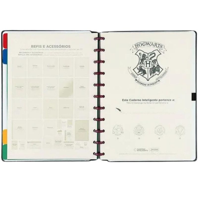 CADERNO INTELIGENTE HARRY POTTER JANDAIA - REF. 75738-24 - 1 UNIDADE