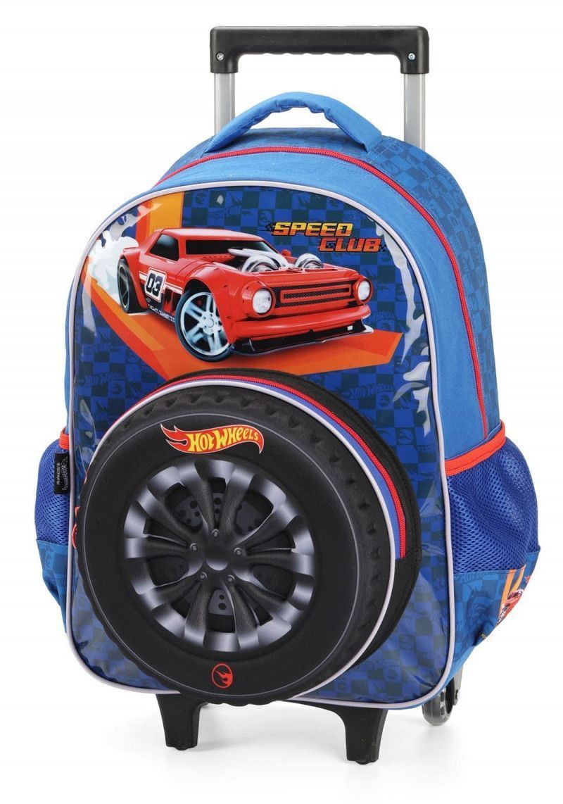 MOCHILETE HOTWHEELS AZUL LUXCEL - REF. IC39992HW-AZ - 1 UNIDADE